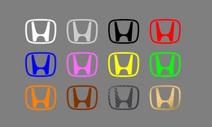 HONDA EMBLEMA H LOGO VINILO CALCOMANÍA PEGATINA MUCHOS TAMAÑOS MUCHOS COLORES ENVÍO GRATUITO - Imagen 1 de 26