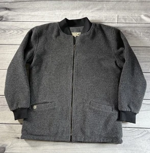 Peruvian Link Alpaca Collection Coat Jacket Men’s L Alpaca Wool Charcoal Gray - Picture 1 of 13