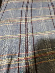 36" Fabric ~5.5 yd Blue Multi Stripe Cotton Blend Sewing Material - Picture 1 of 2