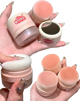 Gege Bear Puff Powder Blush | Lightweight Cloud Touch Formula for Natural Cheek  - Image 1 of 4