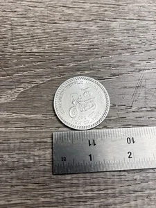 Karneval Doubloon Jerusalem Temple Honda Corps Aluminium 1982 Vintage - Bild 1 von 2