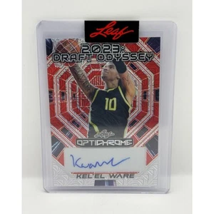 Kel'el Ware 2023 Leaf OptiChrome 1/1 Signed Proof Draft Odyssey Rookie Auto RC - Bild 1 von 2