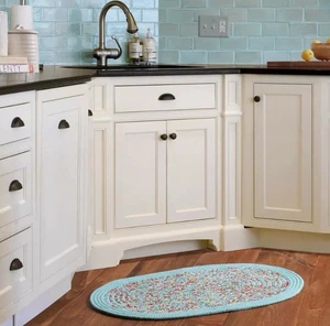 ❤️The Pioneer Woman Rustic Vintage Floral Geometric Kitchen Mat 20"W x 30"L - Picture 1 of 8