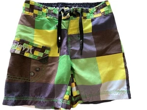 Hurley Board Shorts Swim Trunks Draw String With Inside Netting Toddler Size 2T - Picture 1 of 22