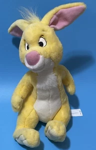 VTG Winnie the Pooh Rabbit 9” Plush Stuffed Animal Disney Store Yellow Bunny 90s - Picture 1 of 10