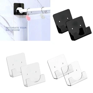 2Pieces Practical Shower Rod Support for Secure and High Performances Mounting - Picture 1 of 11