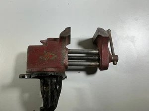 Vintage Brink & Cotton Mfg Co. Table Top Swivel Clamp On Vise Bridgeport Conn. - Picture 1 of 8