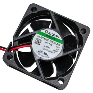 Lüfter 12V DC 0,3W 50x50x15mm 13,1m³/h 3200U/Min 13,1m³/h Sunon HA50151V41000UA9 - Bild 1 von 4