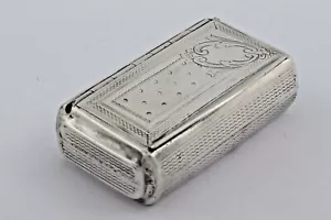 Dose Silber 800er Snuff Box Tabatiere Frontin Paris um 1890 29g Antik 1407 - Bild 1 von 9