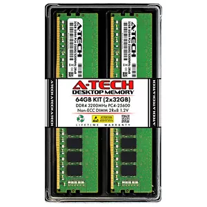 64GB 2x32GB DDR4-3200 Supermicro X12SAE C9Z490-PG C9Z590-CG X12SCZ-QF Memory RAM - Picture 1 of 11
