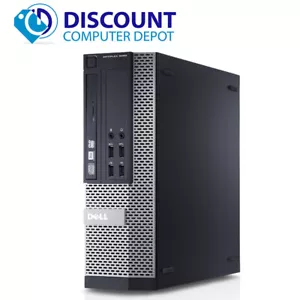 Fast Dell Desktop Computer SFF Core i5 8GB 512GB SSD HD DVD Wifi Windows 10 PC - Picture 1 of 6