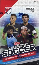 2022 Topps MLS Major League Soccer Factory Sealed Hobby Box