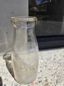 1 Pint Glass Milk Bottle Embossed Heath And Sons Berkeley, Ca.  - Picture 1 of 9