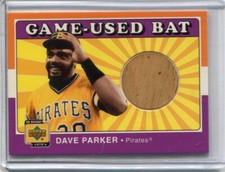 2001 Upper Deck Decades 1970s - DAVE PARKER - Game Used Bat - PITTSBURGH PIRATES