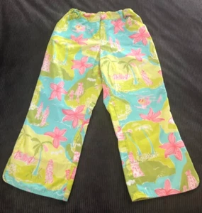 Lilly Pulitzer Pants Girls size 12 / Adjustable Elastic Waist / Zipper Front - Picture 1 of 10