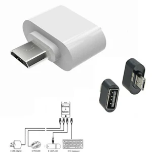 UK Micro USB zu USB Adapter Mini OTG 5 Pin Konverter Android Samsung Adapter - Bild 1 von 4