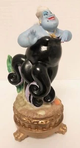Vintage Disney Store Ursula Bösewicht Porzellan Figur Sockel kleine Meerjungfrau - Bild 1 von 4
