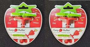 2 Easy Strawberry Corer, Stem Remover, Fast & Easy Huller, BPA free, NEW 25FL - Picture 1 of 4
