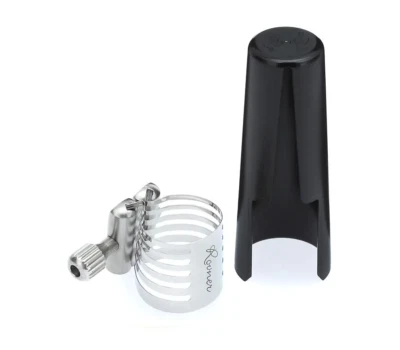 Ligadura y tapa Rovner Platinum para boquillas estándar de saxo alto de metal / P-1M Foto 1 de 2