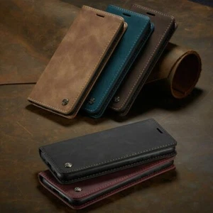 Caseme Leather Wallet Phone Case for Samsung S25 S24 S22 S23 S21 S10 S20 S9 S8 - Picture 1 of 21