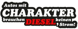 Aufkleber Autos mit Charakter Motiv Diesel JDM Feinstaub OEM Plakette Fun Lustig - Bild 1 von 4
