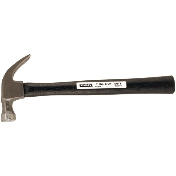 Stanley 51-613 Wood-handled Nail Hammer 7 Oz