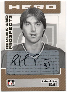 PATRICK ROY 2006-07 In The Game ITG Heroes & Prospects Autographs Auto SP - Picture 1 of 3