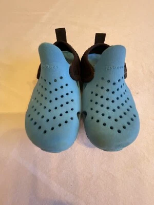 Sandalias zuecos de goma Joybees Kids Creek sin cordones talla 8 azules Foto 1 de 4