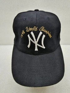 1998 New York Yankees World Series Hat Cap 1990's Adidas Jeter Clemens Rivera - Picture 1 of 9