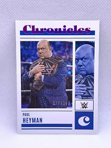 2023 Panini Chronicles WWE, Paul Heyman Pink, #'D /349, #100, Near Mint/Mint - Picture 1 of 2