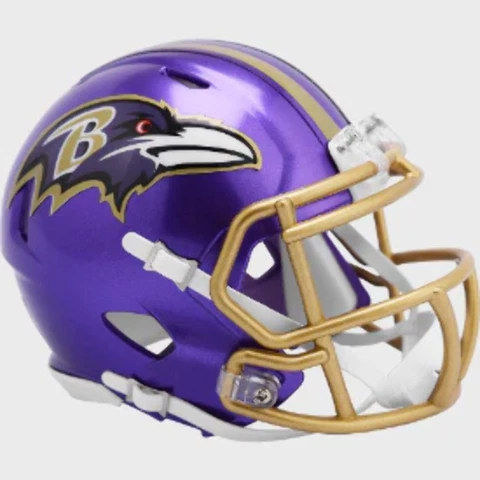 Baltimore Ravens Mini Speed Football Helmet FLASH - NFL Cover