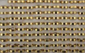 35pcs Stainless Steel Rings For Unisex Wholesale Bulk Lots Gold P Jewelry Rings - Picture 1 of 5