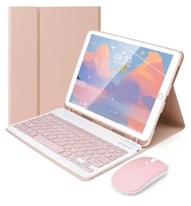 Ipad 10.2 9th 2021 8th 2020 7th 2019 iPad Air 2 2019 & Pro Keyboard Case & Mouse - Picture 1 of 7