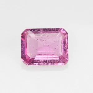 Ravishing! Top Sparkling!! 100% Genuine Natural Pink Sapphire 0.69ct Emerald Cut - Picture 1 of 2