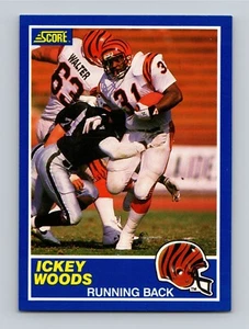 Ickeye Woods 1989 Score Rookie #63 RC ICONIC SET NM or Better - Picture 1 of 2