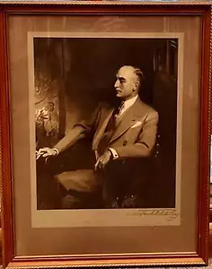 Francis Owen Salisbury / Porträtfoto des US-Botschafters signiert - Bild 1 von 1