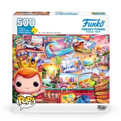Funko Freddy Funko Road Trip 500 Piece Puzzle 18" x 24" - Image 1 of 2