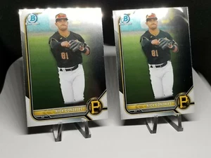 2022 Bowman NICK GONZALES Chrome Prospect Lot #BCP-77 Pirates - Picture 1 of 5