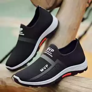 Sneakers Summer Mesh Men Walking Shoes Lightweight Men Fashion Casual Running - Picture 1 of 13