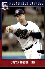 2023 Choice Justin Foscue Rookie Round Rock Express Texas Rangers