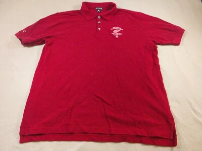 Detroit Red Wings Shirt Extra Large Red Polo 2009 Champions Hockey Antigua Mens - Image 1 of 4