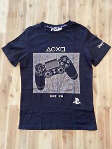 T-Shirt  Gr. 146 / 152 von C&A PlayStation schwarz mit Aufdruck