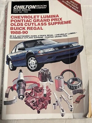 Manual de reparación Chilton 7950 Lumina Grade Prix Cutlass Suprm Buick Regal 1988-90 Foto 1 de 4