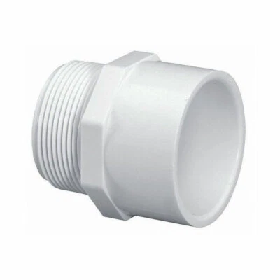 THRIFCO PLUMBING Thrifco 4 Inch Male Thread x Slip PVC Adapter SCH 40 - 8113212