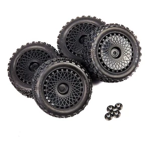ARRMA Typhon GROM 4 Stück Vorderräder Hinterräder Reifen Satz geklebt dBoots 2-HO Z-ARA550114 - Bild 1 von 3