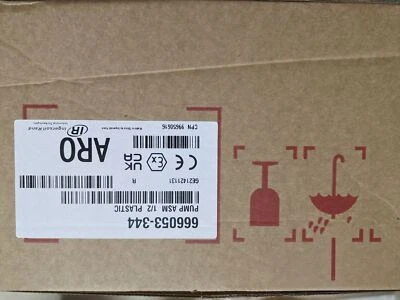 ARO 666053-344 Ingersoll-Rand 1/2" Air Diaphragm Pump (Polypropylene & PTFE) - Image 1 of 4