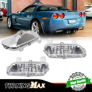 For Chevrolet Corvette C6 05-13 Rear Bumper Backup Reverse Light Clear LH+RH Set - Picture 1 of 8