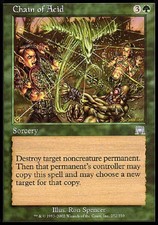 Magic/mtg chain of acid/chain of acid onslaught Foil!!! french