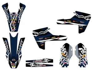 2018-2023 TC 85 MAYHEM Blue Senge Graphics Kit Compatible with Husqvarna - Picture 1 of 10