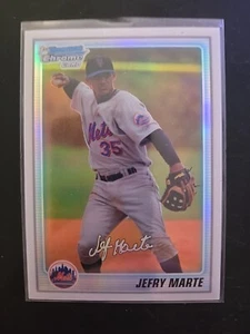 2010 Bowman Chrome - Prospects Refractor #BCP112 Jefry Marte /500 (RC) - Picture 1 of 2